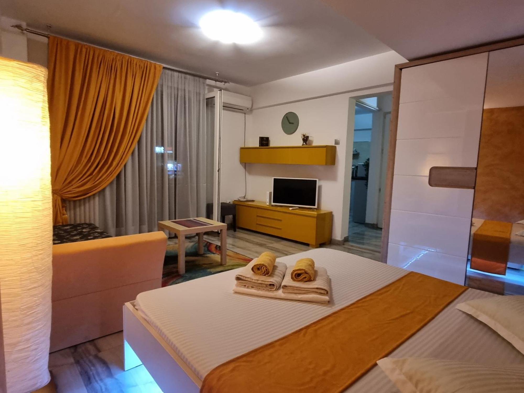 Golden Studio- Panoramic View With Terrace Bucarest Exterior foto